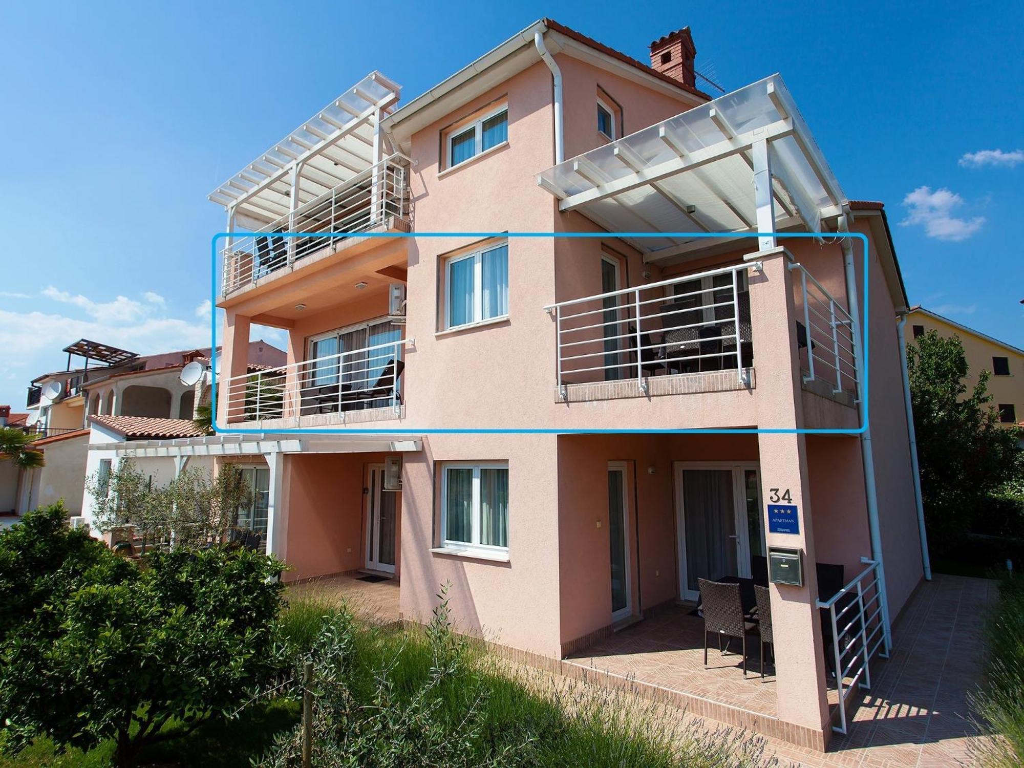 Apartments Villa Brioni I Fažana Oda fotoğraf